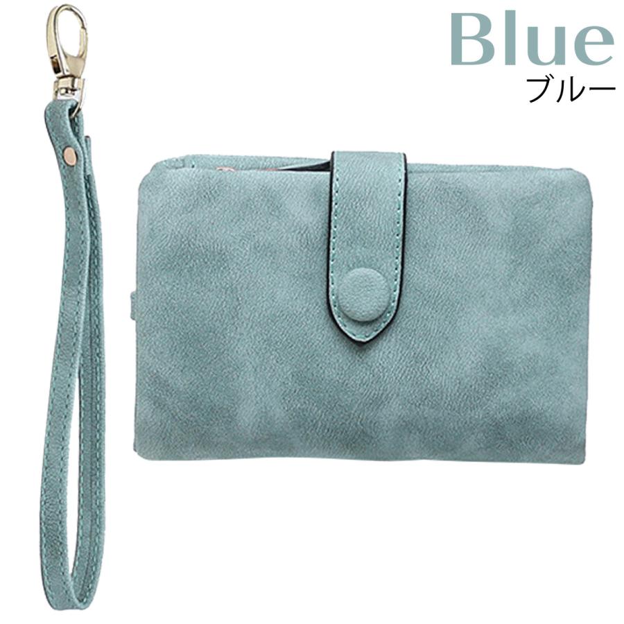 財布 レディース 二つ折り ストラップ付き ミニ財布 大容量 レディース ウォレット コンパクト 女性 20代 30代 40代 50代 | ブランド登録なし | 03
