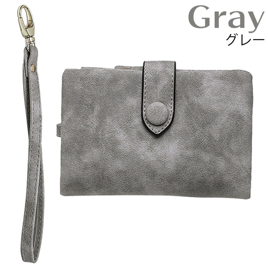 財布 レディース 二つ折り ストラップ付き ミニ財布 大容量 レディース ウォレット コンパクト 女性 20代 30代 40代 50代 | ブランド登録なし | 07