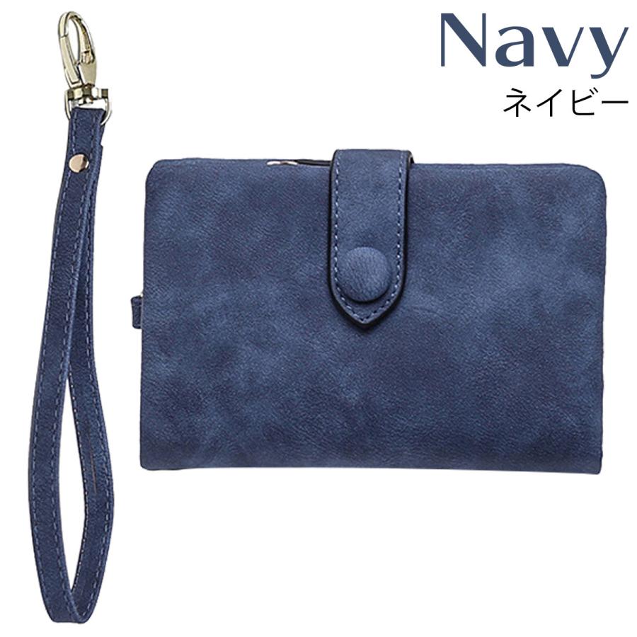 財布 レディース 二つ折り ストラップ付き ミニ財布 大容量 レディース ウォレット コンパクト 女性 20代 30代 40代 50代 | ブランド登録なし | 04