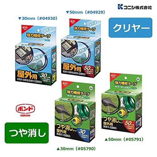 50mm幅_クリヤー コニシ 強力補修テープ ボンド ストームガード クリヤー #04929 50mm 透明 50mm幅 |  | 06