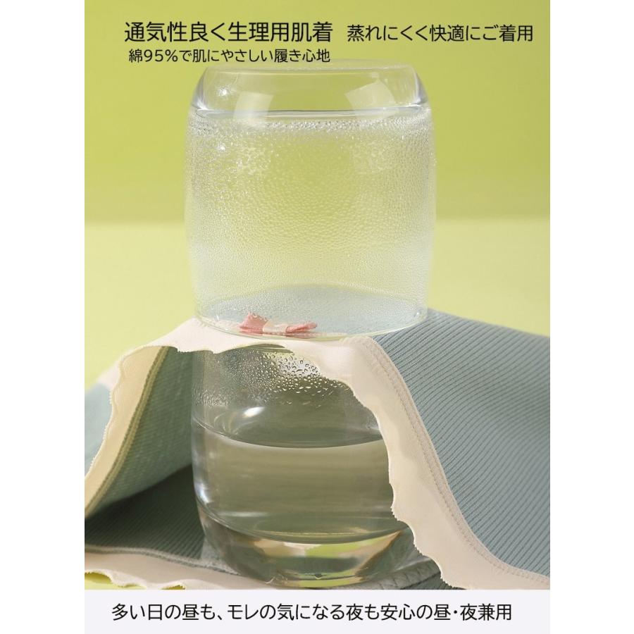 サニタリーショーツ  生理用ショーツ 吸収 レディース 女性 ショーツ セット 下着 パンツ ストレスゼロ 肌着 響かない 伸縮性 圧迫感ない シームレスショーツ | ブランド登録なし | 07