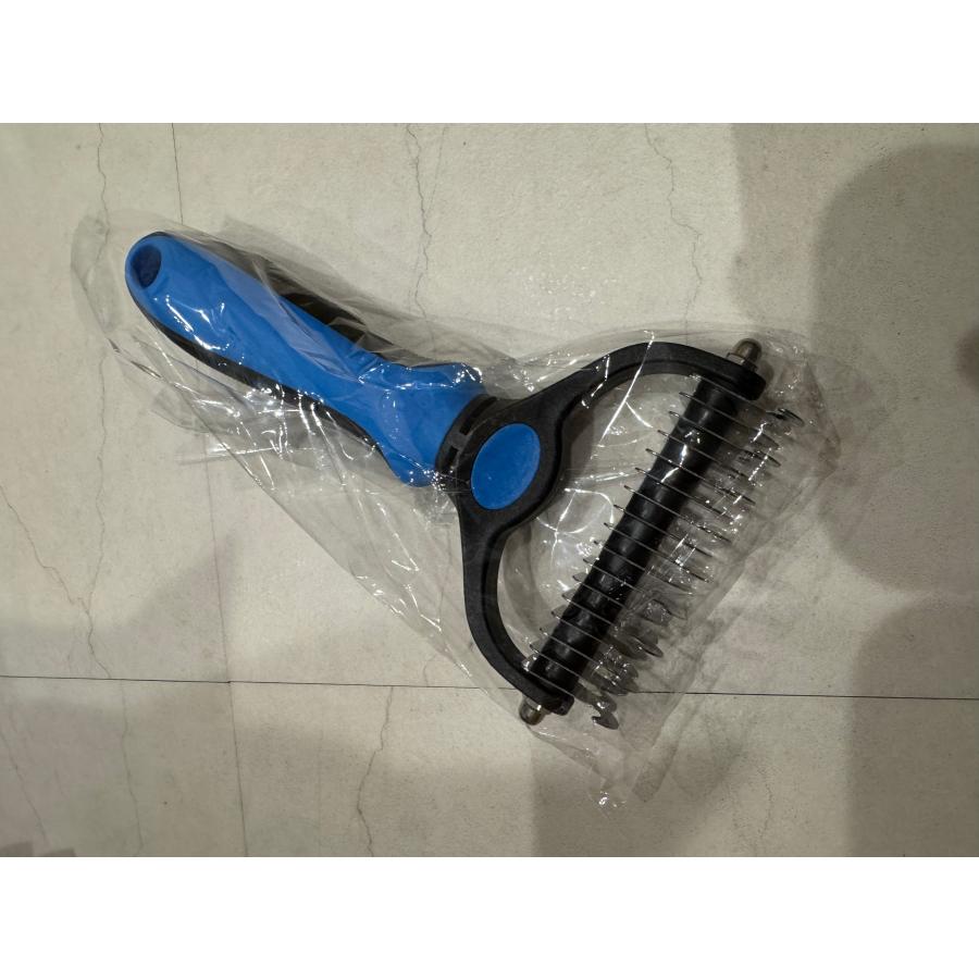 ペット ブラシ 抜け毛 グルーミング コーム ブラッシング スリッカーブラシ 毛玉取り ペット用 お手入れ 毛取り 犬 猫  毛玉取り 抜け毛ブラシ 毛取りブラシ | ブランド登録なし | 04