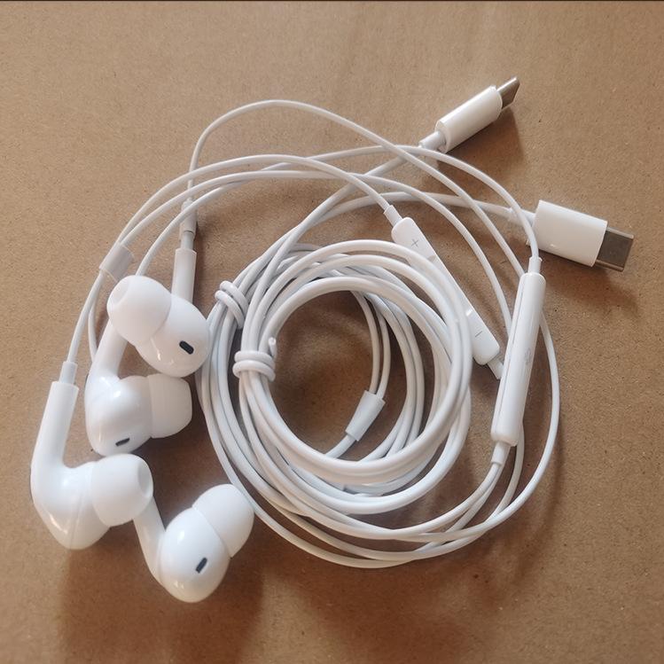 【3種類】イヤホン 3.5mm or Lightning or Type-C タイプC プラグ 選択可 高音質 ライトニング 接続  Bluetooth iPhone  有線 イヤフォン  音量調節 ヘッドホン | ブランド登録なし