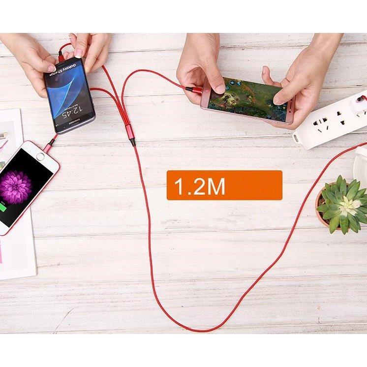 充電ケーブル　３in1 /iPhone対応/Type-C/Android/MicroUSB/急速充電 ３in1 充電ケーブル | ブランド登録なし | 08