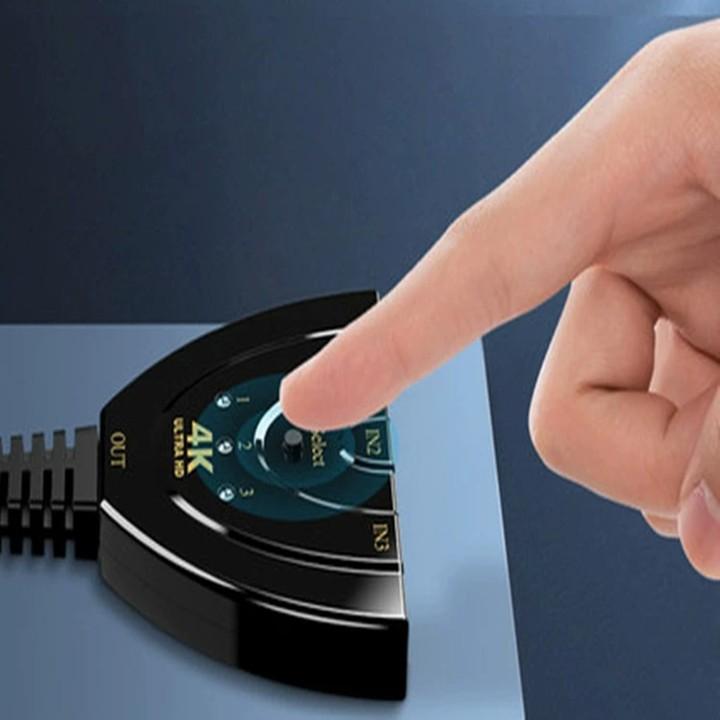 HDMI 分配器 切替器 変換 セレクター 切り替え アダプター ディスプレイ 複数 3入力 1出力 メス→オス 拡張 HDMIスイッチャー テレビ モニター ゲーム | ブランド登録なし | 01