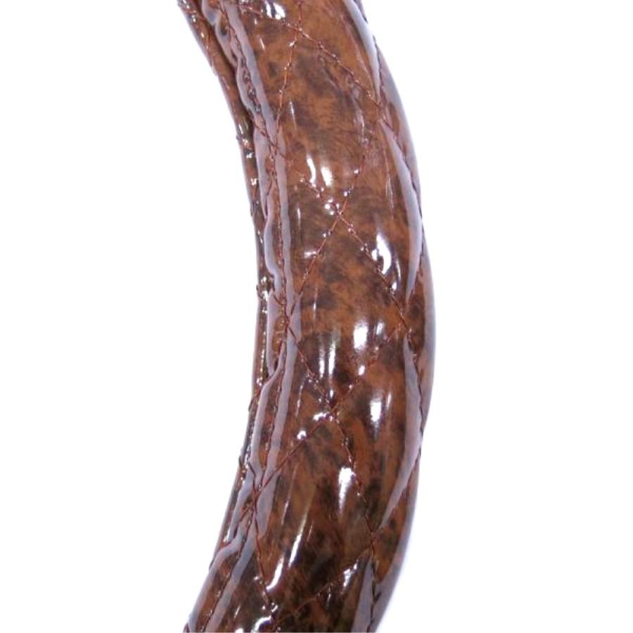 トラック用品 木目調キルトハンドルカバー 茶木目 :07-mokume-hc-brown 