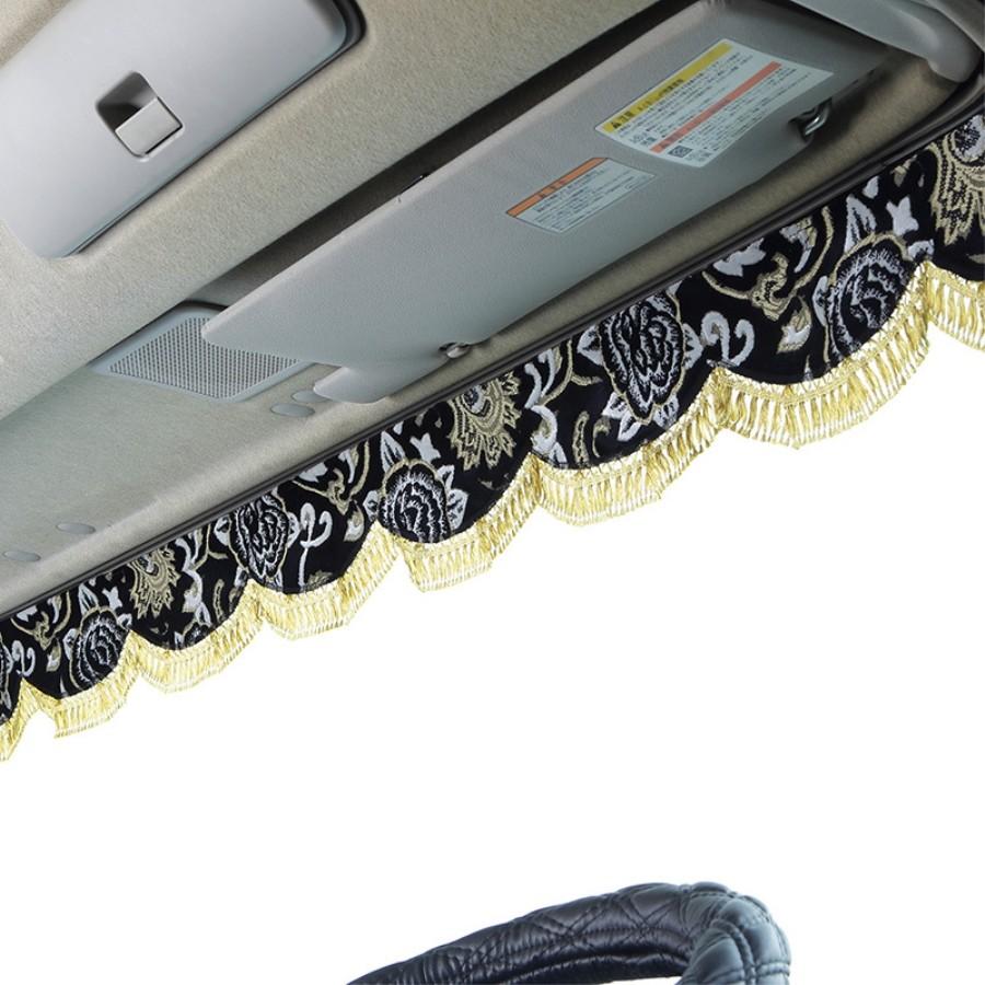 トラック 雅 フロントフリルカーテン 金華山 モンブランローズ L 2.2m