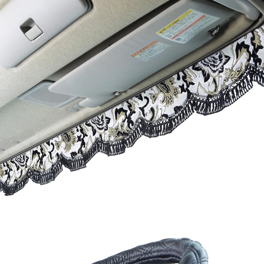 トラック 雅 金華山 フロントフリルカーテン モンブランローズ L