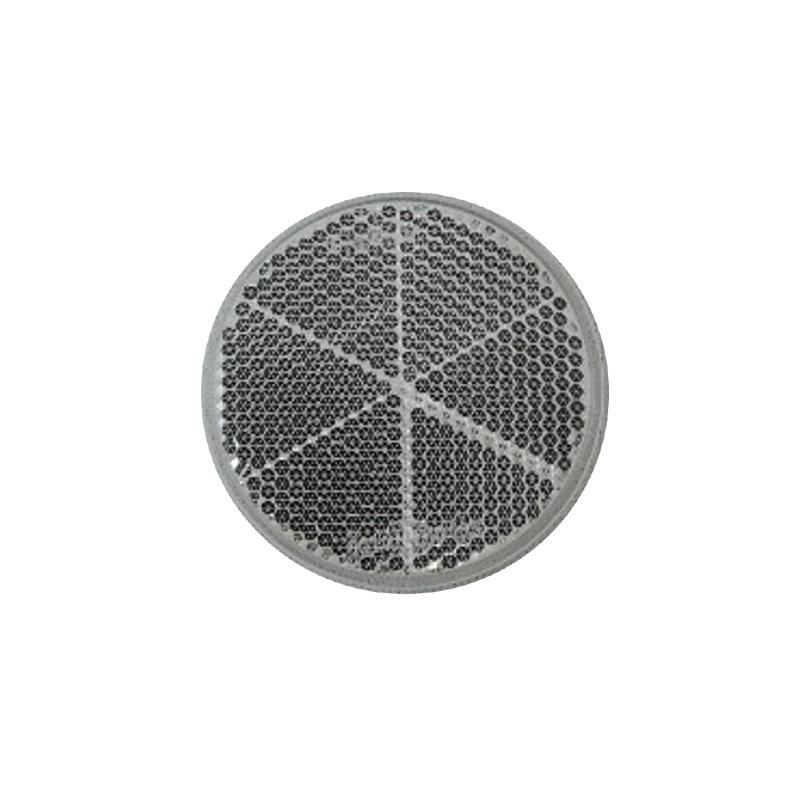 三菱　ジープ　リフレクター　反射板 日本ボデーパーツ工業 リフレクター反射板 白 穴無 テープ付 ECE規格 1