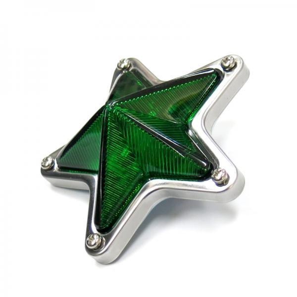 星型マーカーランプ グリーン(24V5Wヒューズ球付) トラック用品 AS