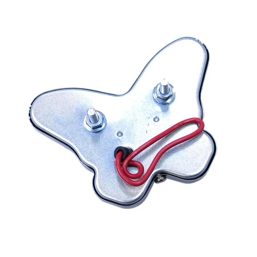 蝶マーカーランプ(24V5Wヒューズ球付) ピンク トラック用品 AS アート