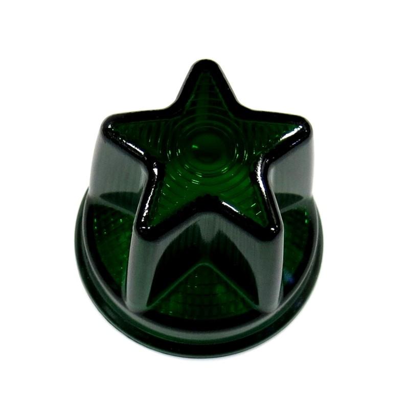 星型バスマーカーレンズ(ガラス製) グリーン トラック用品 AS アート