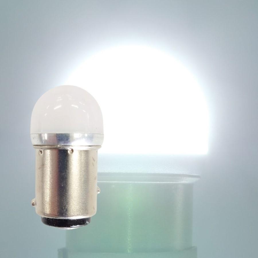 ルミナスルーセントバルブ(BAY15d)ダブル球 ホワイト 12V/24V共用(有