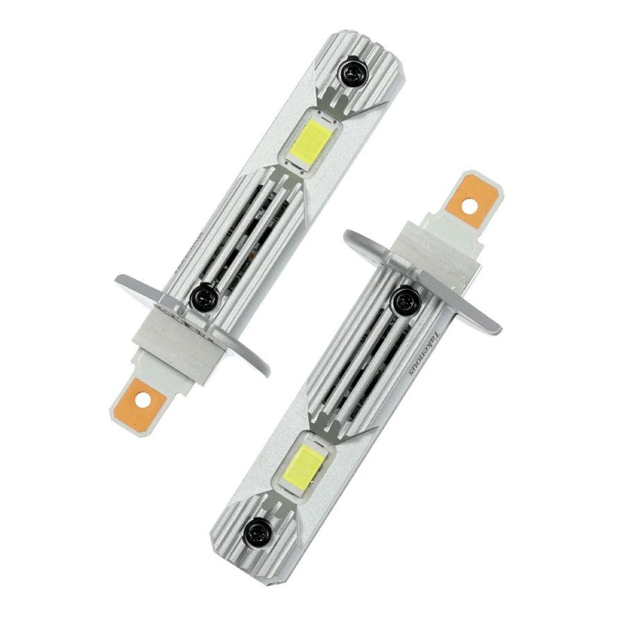 H1 ハイビームバルブ ホワイト 2個組 12V/24V共用 トラック用品 竹村