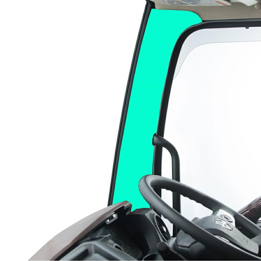 トラックストップ ターン 金華山 ピラーカバー オスカー レッド L&R