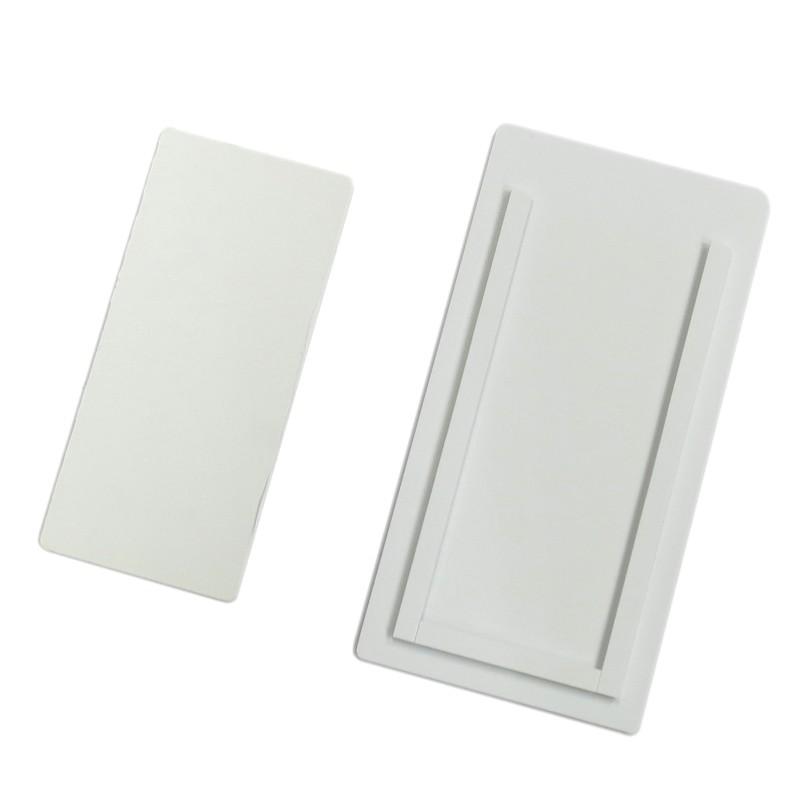 トラック用品 まとめ買い特価 ネームプレートホルダー 無地プレート 白 10組 代引き不可 10 トラック用品ルート2 ヤフー店 通販 Yahoo ショッピング