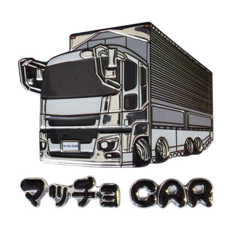 デコステ マッチョCAR ステッカー ふそう17スーパーグレート|トラック