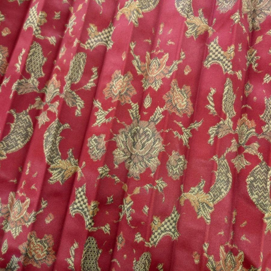 【新品】金華山オスカーレッド仮眠カーテン 金華山仮眠カーテン左右セット 240×80cm丈】プリーツ加工無し