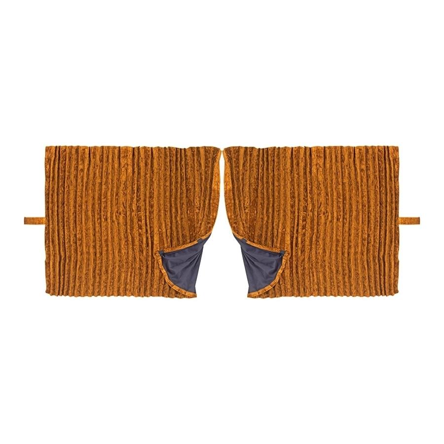 トラック 雅 センターカーテン ハイルーフ用 チンチラゼロ ゴールド