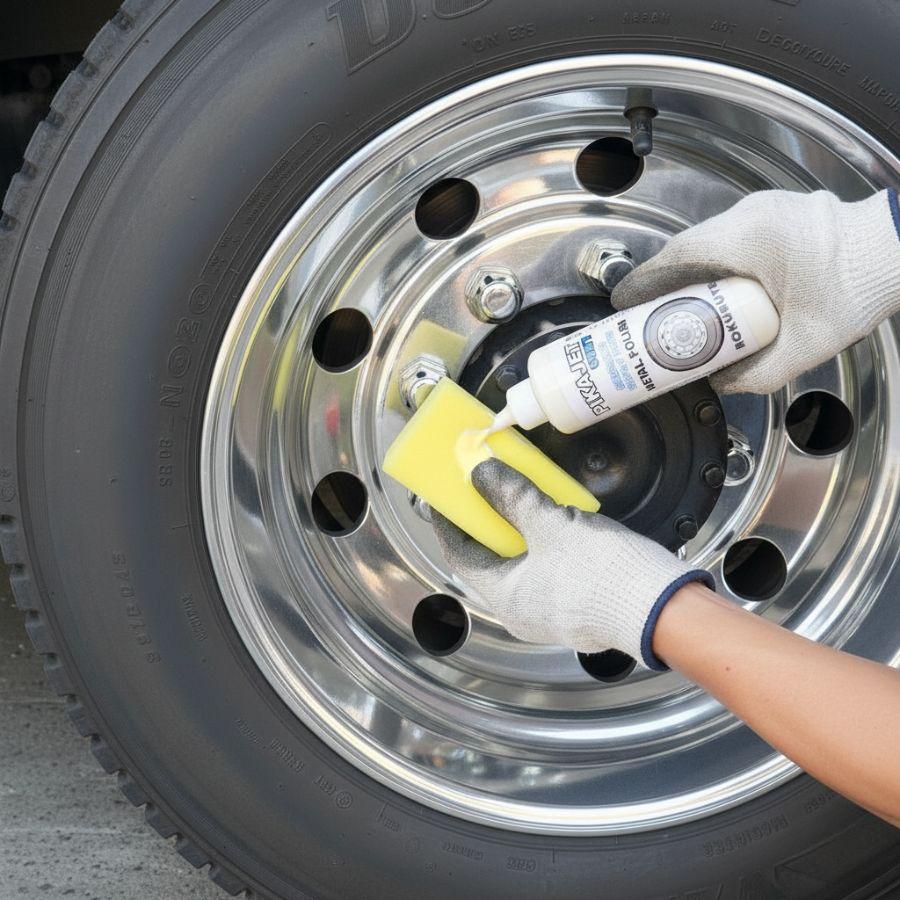 アルミホイール磨きに ピカジェット【WET】 200ml 水研ぎ用アルミ