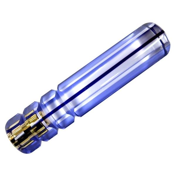 日本ボデーパーツ工業 シフトノブ パープルカラーストライプノブ 210mm 