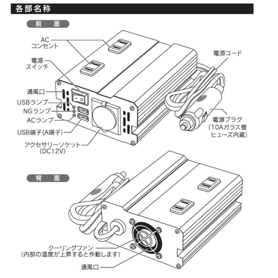 メルテック 3WAYインバーターDC24V用 HDC-150 トラック 電装