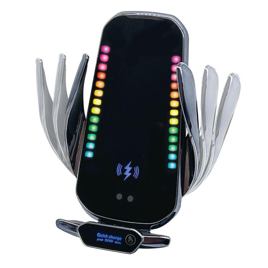 日本ボデーパーツ工業 ワイヤレス充電器 車載用スマホホルダー LED&