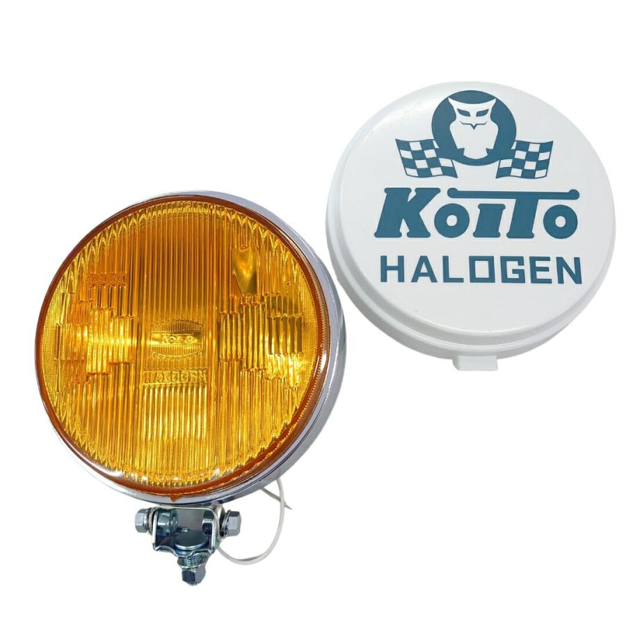 小糸製作所 丸型ハロゲンフォグランプ 黄 12V55W 白カバー付 HF 小糸製作所 丸型ハロゲンフォグランプ 黄 12V55W 白カバー付 HF