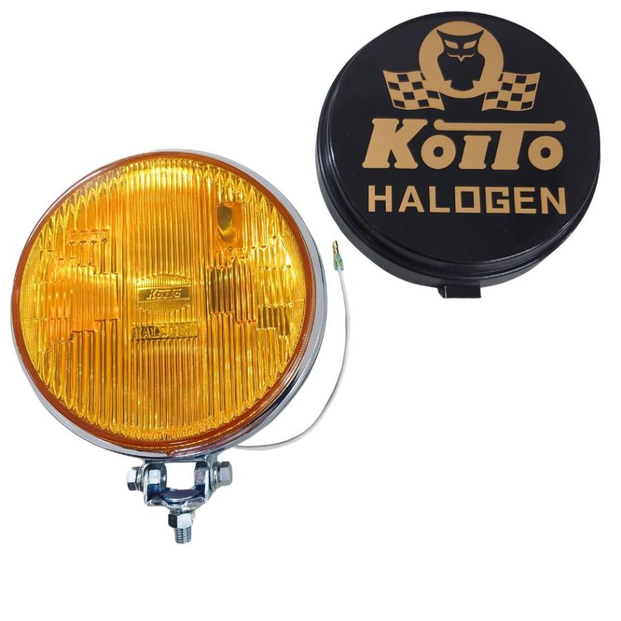 小糸製作所 丸型ハロゲンフォグランプ 黄 12V55W 黒カバー付 HF 小糸製作所 丸型ハロゲンフォグランプ 黄 12V55W 黒カバー付 HF