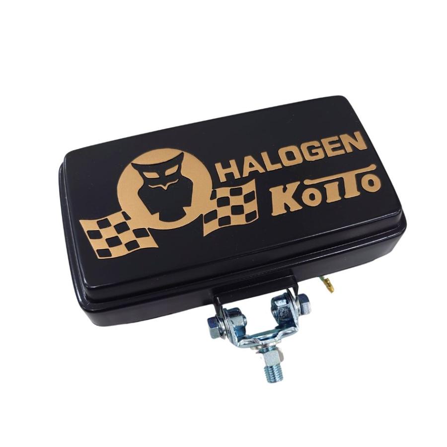 小糸製作所 角型ハロゲンフォグランプ 黄 12V55W 黒カバー付 RHF 小糸製作所 角型ハロゲンフォグランプ 黄 12V55W 黒カバー付 RHF