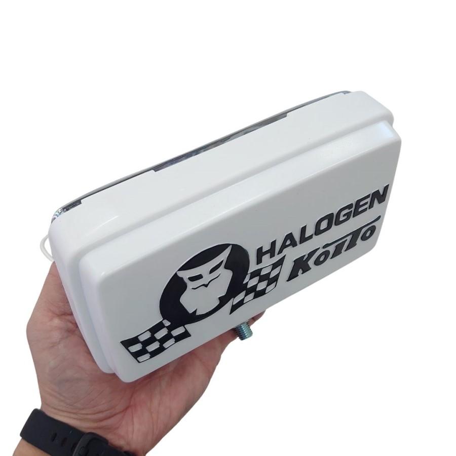 小糸製作所 角型ハロゲンフォグランプ 黄 12V55W 白カバー付 RHF 小糸製作所 角型ハロゲンフォグランプ 黄 12V55W 白カバー付 RHF