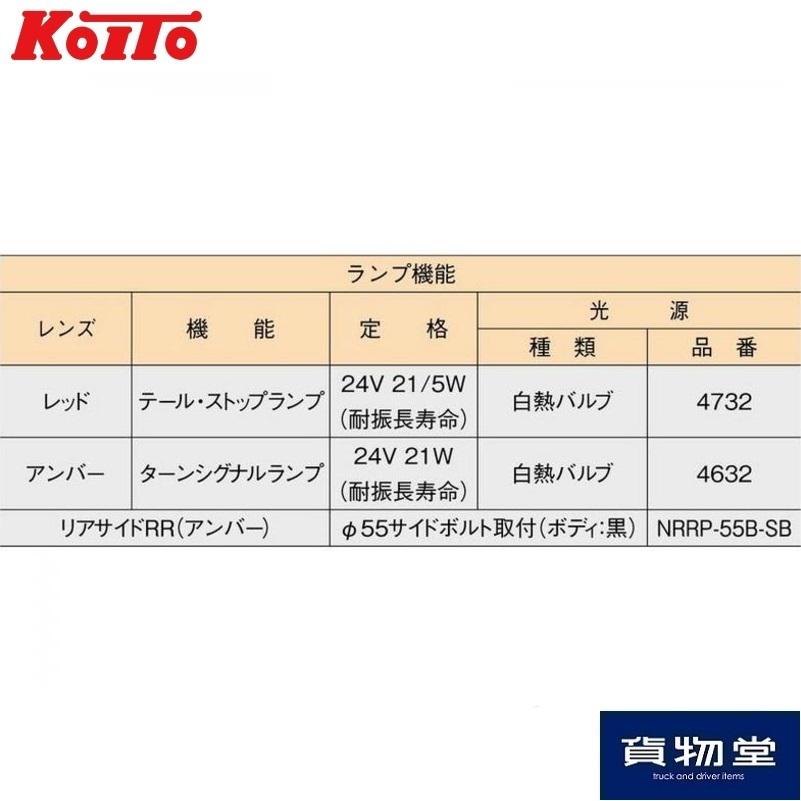 小糸製作所 リアコンビネーションランプ 2連 右側 R側 運転席側 NRCL