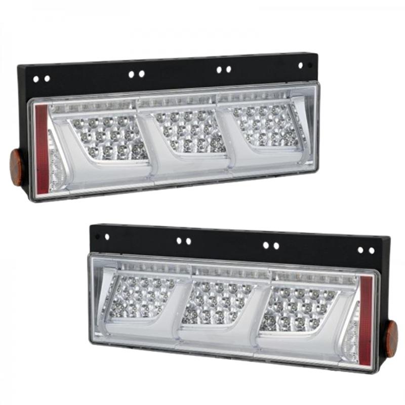 KOITO(コイト) LEDリアコンビシーケンシャルテール クリアVer クリアVer 3連タイプ 左右セット トラック用品 パーツ (ターン25W仕様) 角形テール 【代引不可】 (3610275 3610276) 4961065212622 4961065212639 トラック用品ルート2 ヤフー店 KOITO(コイト) LEDリアコンビシーケンシャルテール クリアVer クリアVer 3連タイプ 左右セット トラック用品 パーツ (ターン25W仕様) 角形テール 【代引不可】 (3610275 3610276) 4961065212622 4961065212639 トラック用品ルート2 ヤフー店