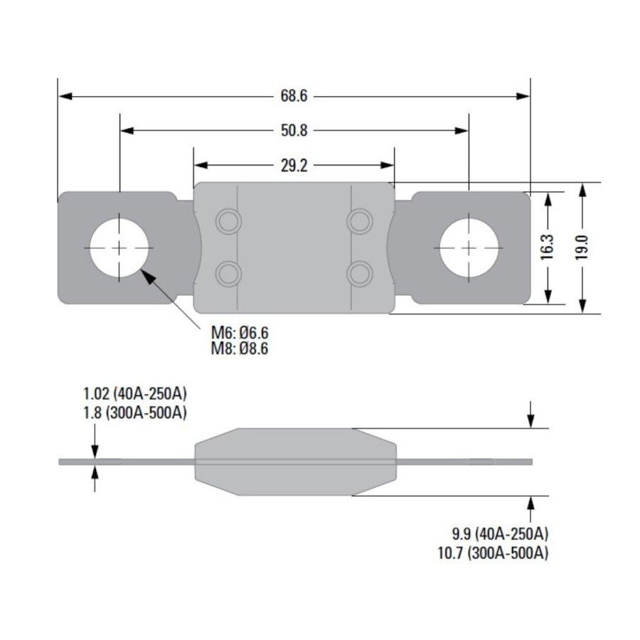 メガヒューズ150A（298150）Littelfuse 4074910 : トラック用品貨物堂