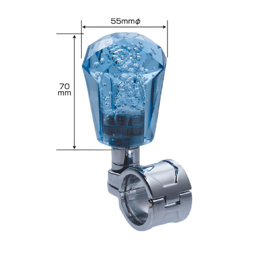 ジェットイノウエ ハンドルスピンナー ダイヤカット泡入り ブルー