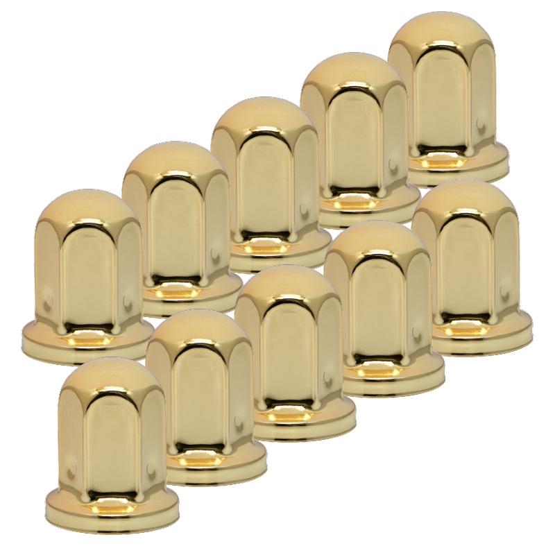 ジェットイノウエ 丸型ゴールドナットキャップ ISO 33mm 高さ60mm 10個