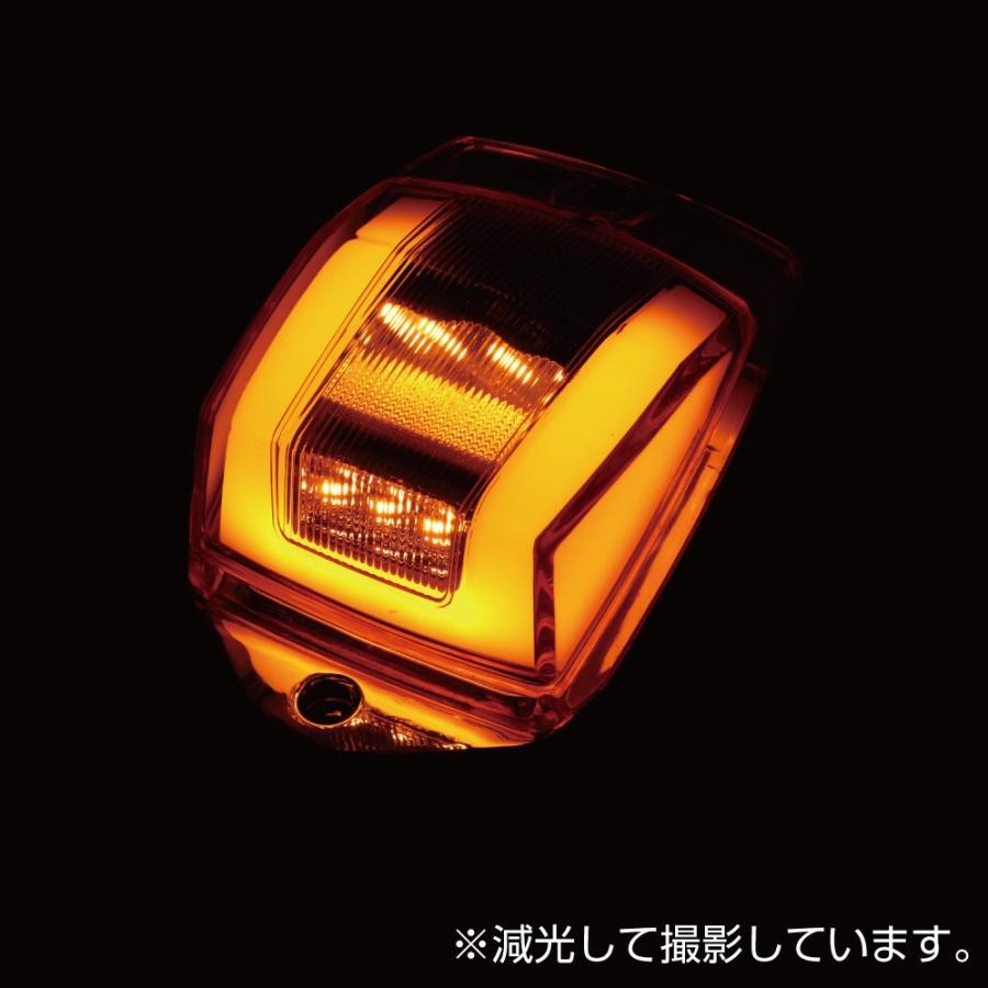ジェットイノウエ LEDキャブマーカー2 アンバー 24V トラック用品 JET