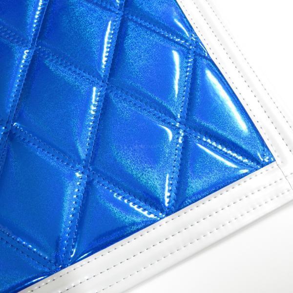 ジェットイノウエ トラック用泥除け きら角型泥除け ブルー/フチシロ