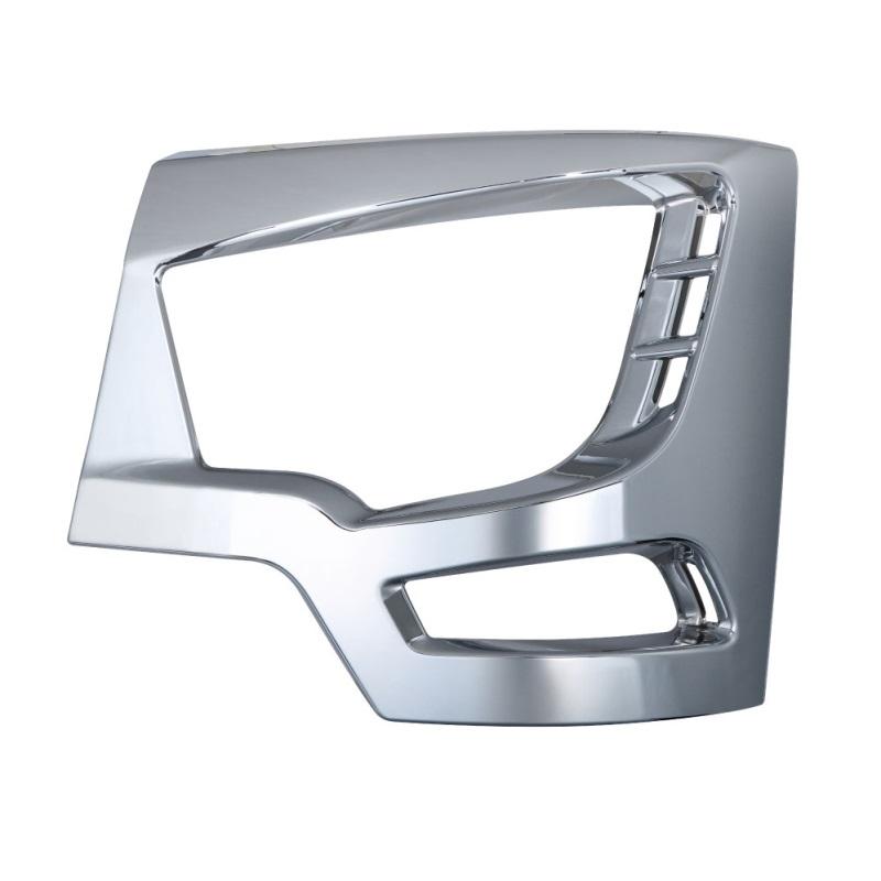 ’17スーパーグレートフロントバンパー　ライトベゼル スーパーキャブ専用　左側 510652 17スーパーグレートフロントバンパーライトベゼル JET