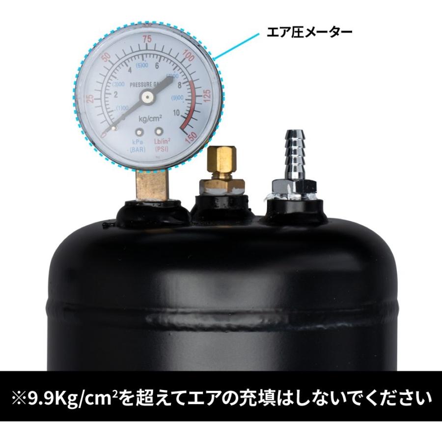 ジェットイノウエ エアータンク 6.0L ブラック 505929 トラック用品