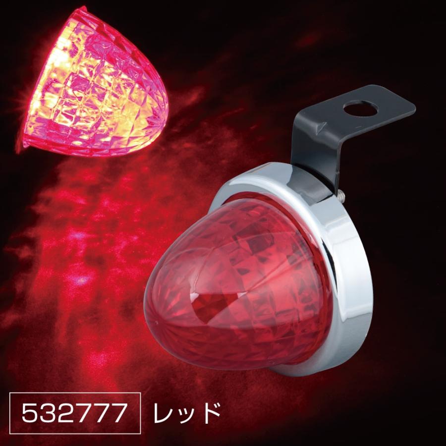 ジェットイノウエ LEDミニサイドマーカー 蛍(ホタル) レッド 12V24V
