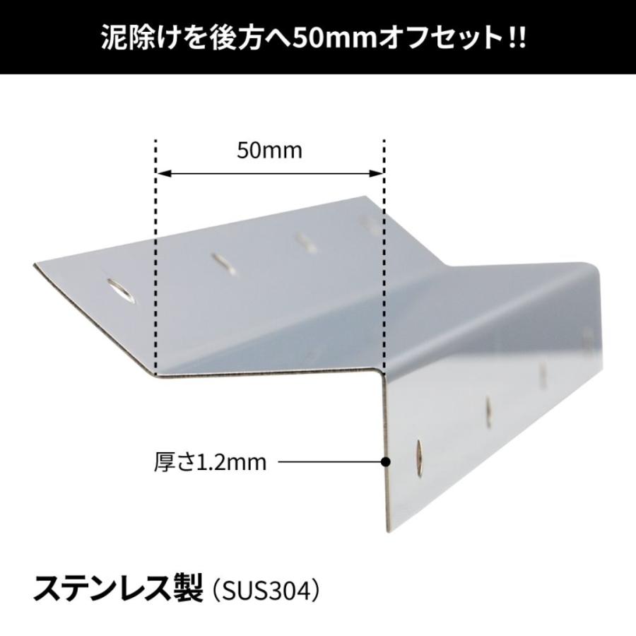 ジェットイノウエ 泥除け巻き込み防止板 2t車用ピッタリタイプ 400(430