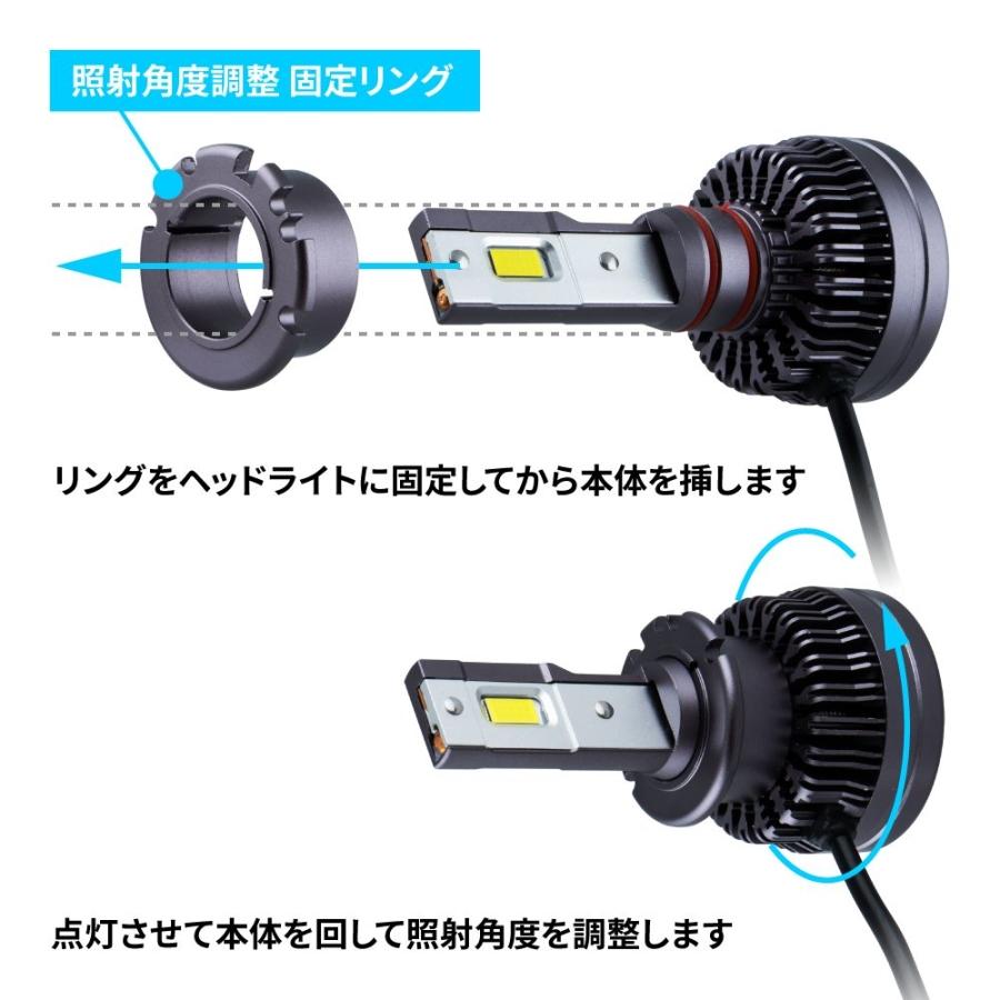 528180 LEDヘッドライト HIDバルブ 左右セット12V/24V(D2R/D2S 35W)6000K ホワイト|ジェットイノウエ|トラック用品 カー用品 トラック 車 LED HID ヘッドライト｜route2yss｜04