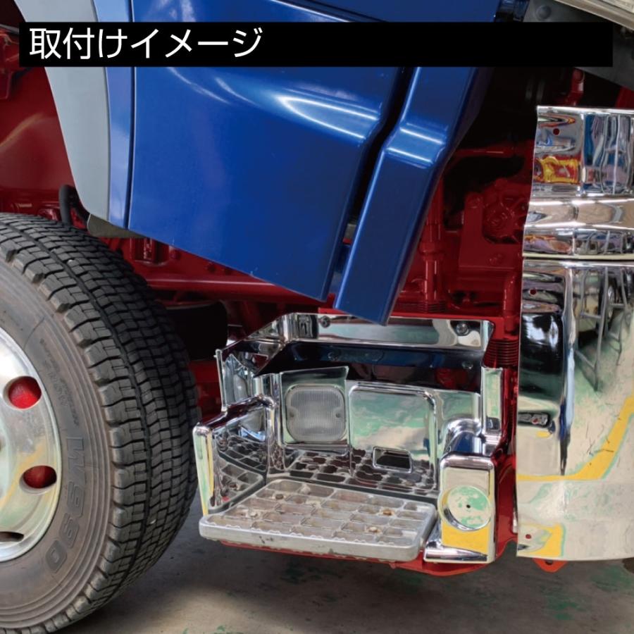 ジェットイノウエ メッキサイドステップパネル 日野 大型 エアループ