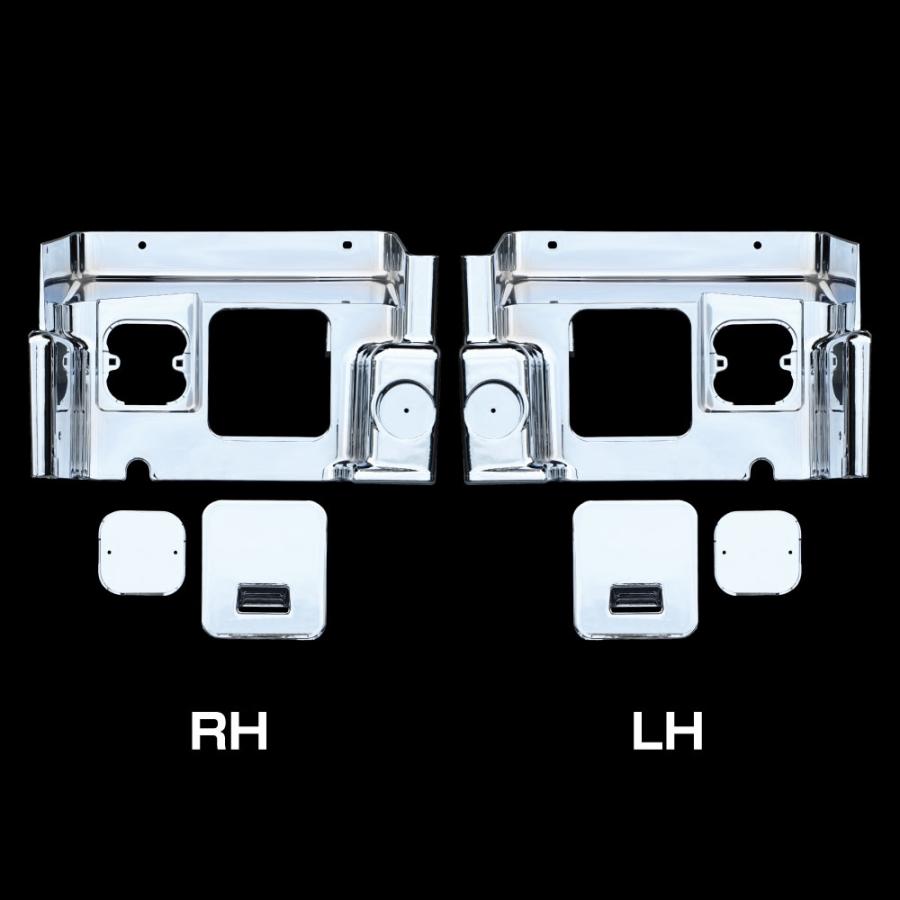 ジェットイノウエ メッキサイドステップパネル 日野 大型 エアループ