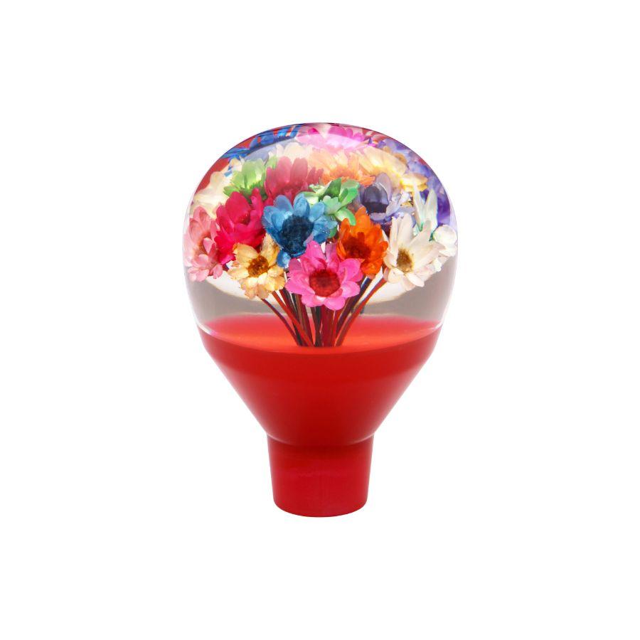 ジェットイノウエ パーキングブレーキ用ノブ 水中花 レッド 10×1.5mm