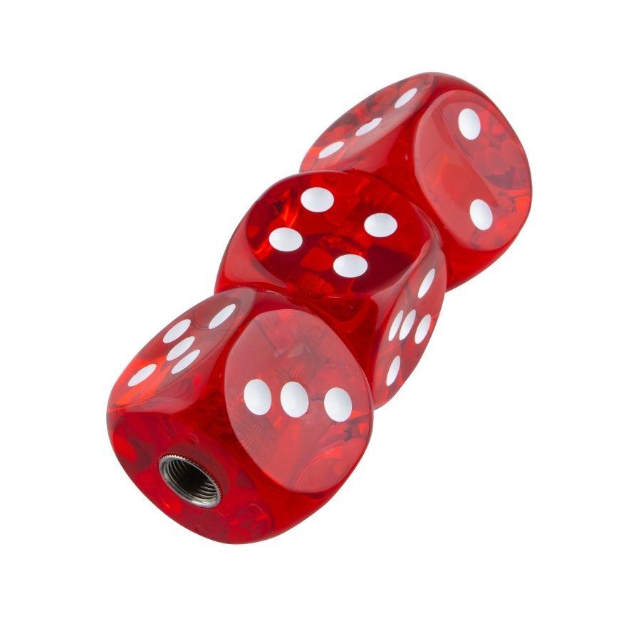 ジェットイノウエ サイコロシフトノブ 3連タイプ レッド 561688