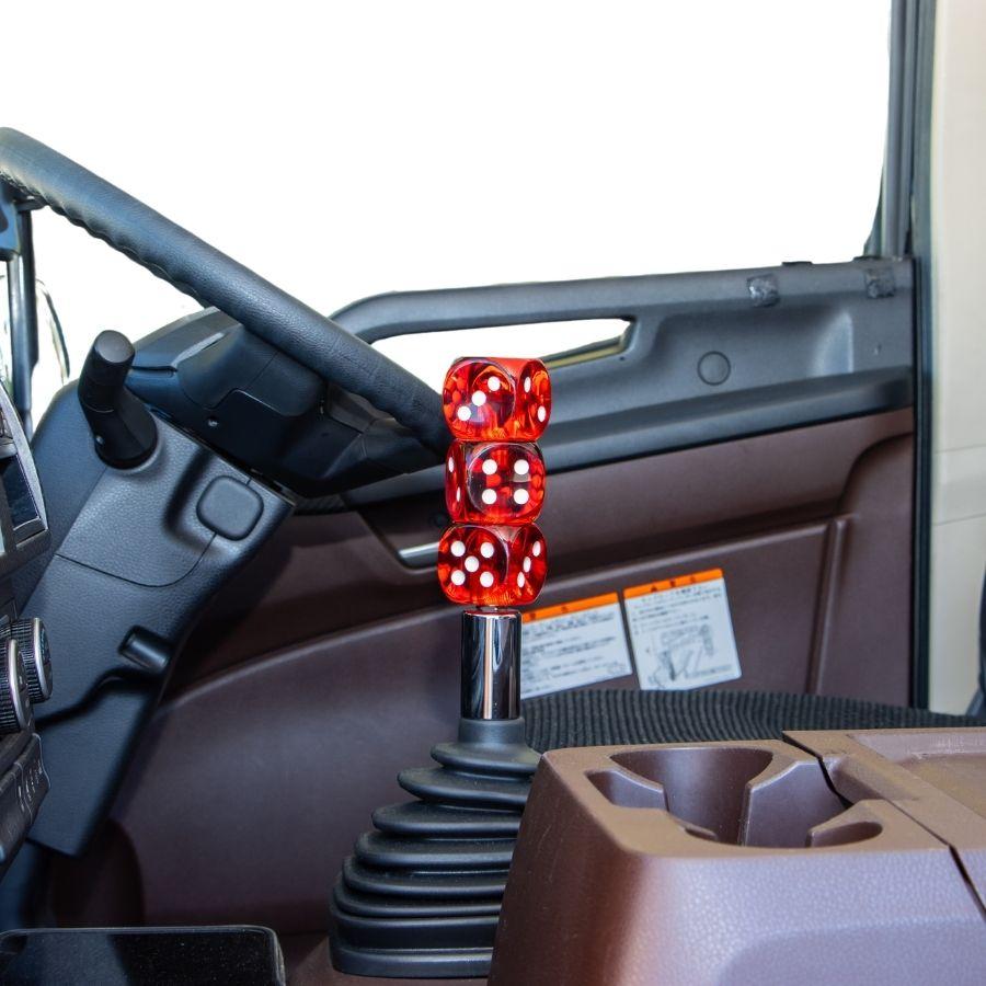 ジェットイノウエ サイコロシフトノブ 3連タイプ レッド 561688