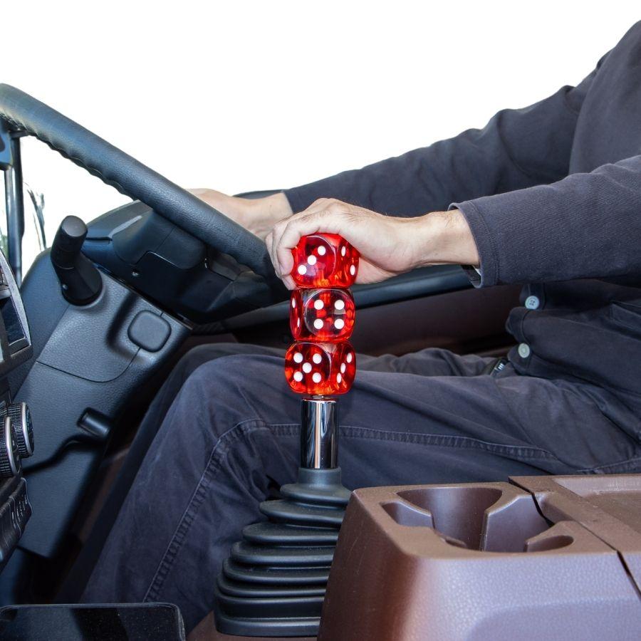 ジェットイノウエ サイコロシフトノブ 3連タイプ レッド 561688