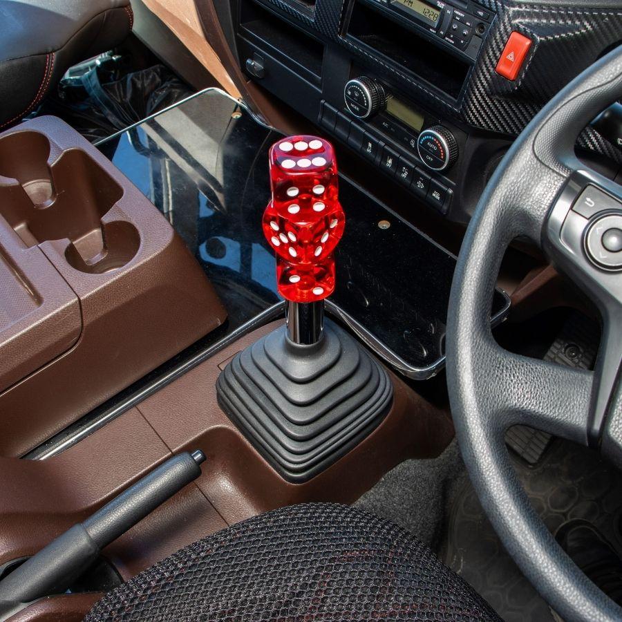 ジェットイノウエ サイコロシフトノブ 3連タイプ レッド 561688